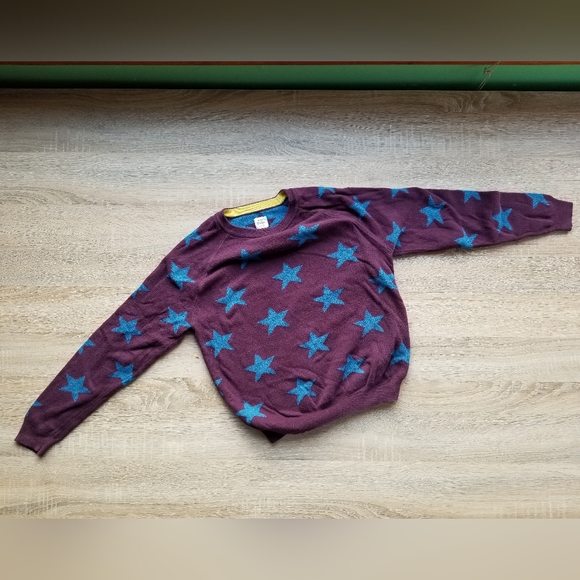 2013 guc Mini Boden blue & purple star sweater - Picture 5 of 10